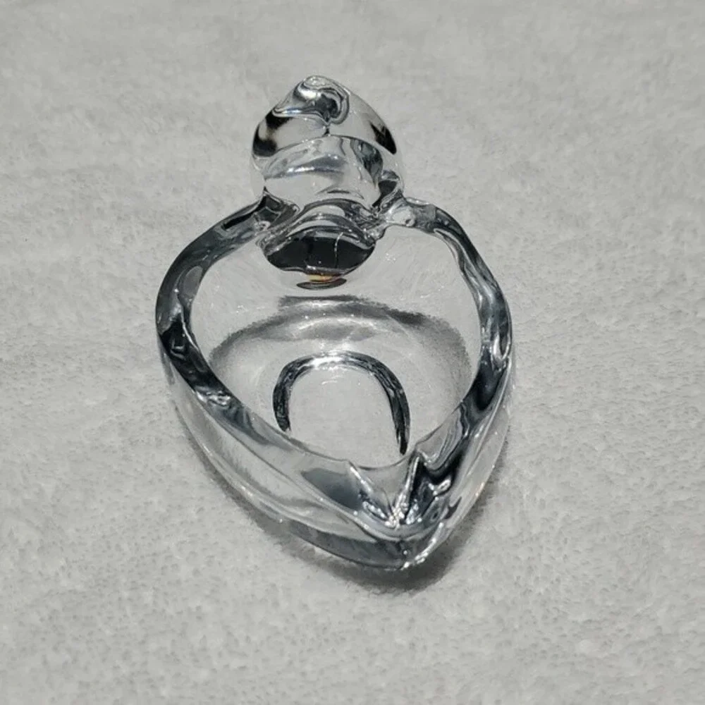 VTG Clear Glass Duck Ashtray – Duncan Miller Pall Mall – Coin Catcher – RetroCha